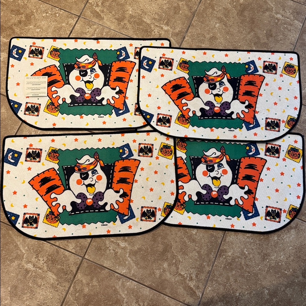 Colorful Cartoon Character Halloween floor rugs